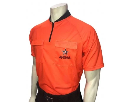 Alabama (AHSAA) Short Sleeve Soccer Referee Shirt - Fluorescent Orange 3 Alabama (AHSAA) Short Sleeve Soccer Referee Shirt - Fluorescent Orange