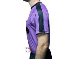 Smitty NCAA Men's Short Sleeve Soccer Shirt - Purple -Ump Attire Clothing Store USA900NCAA PRP Smitty NCAA Men s Short Sleeve Soccer Shirt Purple worn side 2