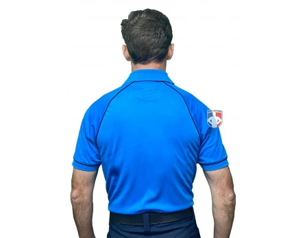 Smitty Men's Mesh Volleyball Referee Shirt - Bright Blue 6 Smitty Men's Mesh Volleyball Referee Shirt - Bright Blue - Image 4