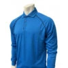 Smitty Men's Long Sleeve Mesh Volleyball Referee Shirt - Bright Blue -Ump Attire Clothing Store VBS 401