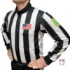 Vermont (VLOA) 2" Stripe Foul Weather Referee Shirt 1 Vermont (VLOA) 2" Stripe Foul Weather Referee Shirt -Ump Attire Clothing Store Vermont angled Thermal Long Sleeve football 2