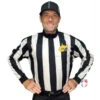 West Virginia (WVSSAC) 2 1/4" Stripe Foul Weather Football Referee Shirt 1 West Virginia (WVSSAC) 2 1/4" Stripe Foul Weather Football Referee Shirt -Ump Attire Clothing Store WESTVIRGINIA USA729 West Virginia WVSSAC 2 1 4 Stripe Rainy Weather Long Sleeve Football Referee Shirt 1