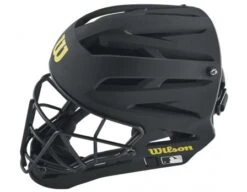 Wilson MLB Pro Stock Titanium Umpire Helmet -Ump Attire Clothing Store WTA5800BL Wilson MLB Pro Stock Titanium Umpire Helmet Top View