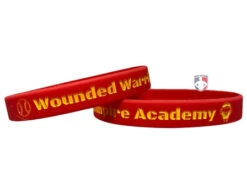 Wounded Warrior Umpire Academy Bracelet -Ump Attire Clothing Store WWUA BAND Wounded Warrior Umpire Academy Bracele red